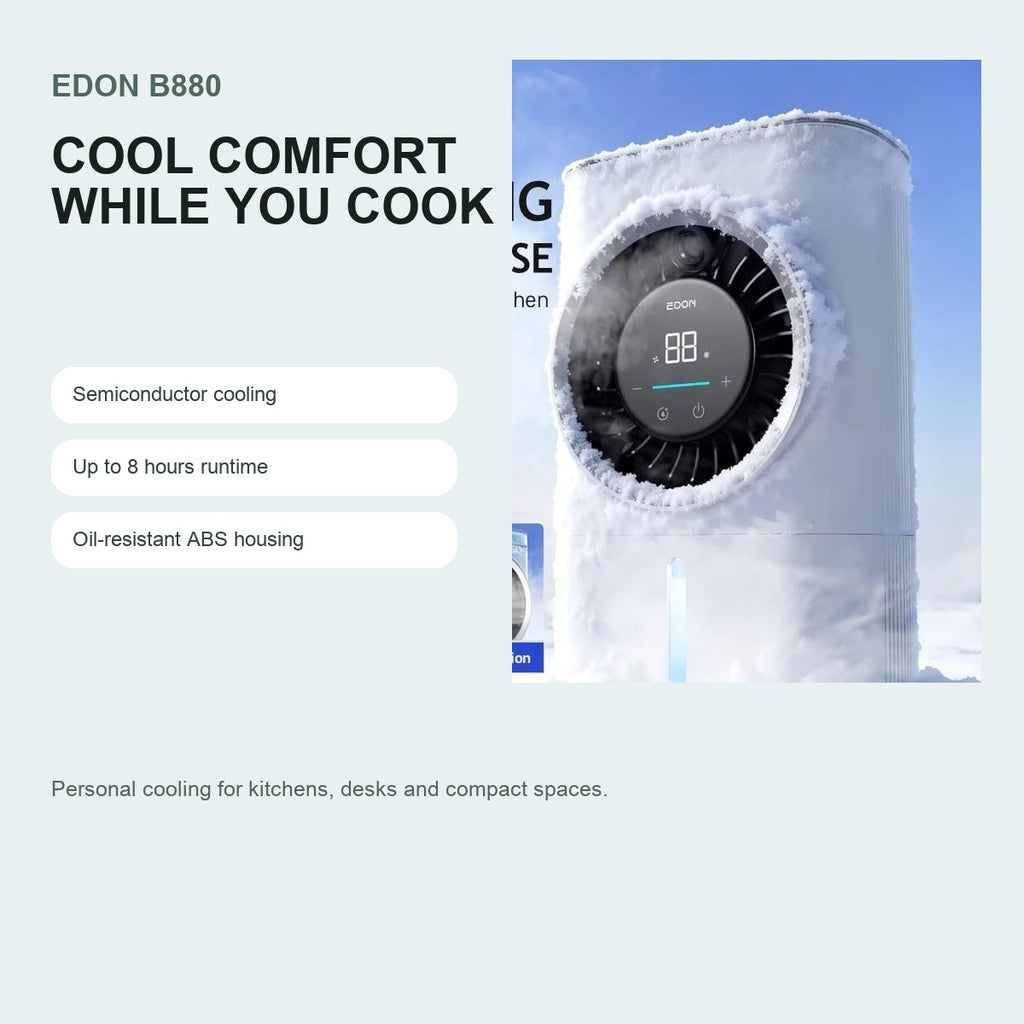 EDON B880 semiconductor cooling and runtime features
