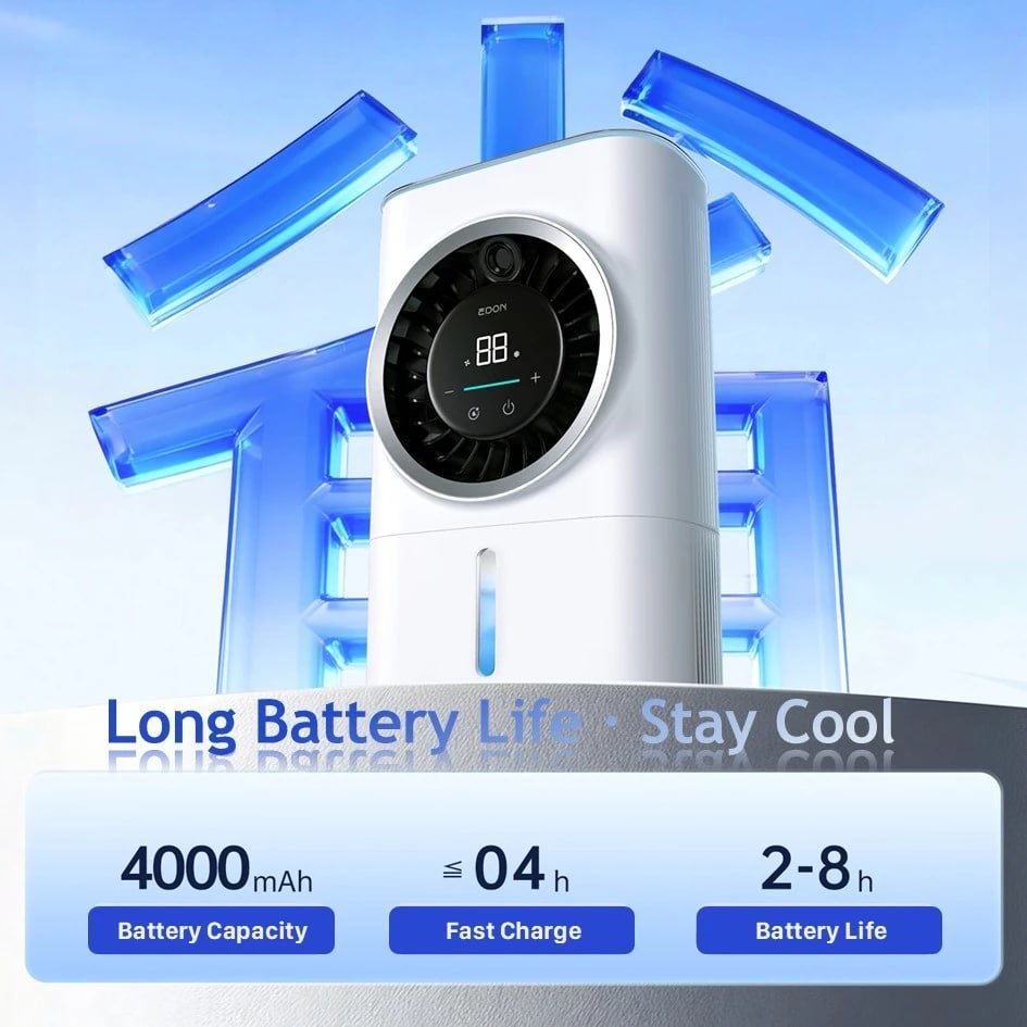 EDON B880 battery capacity charging and runtime