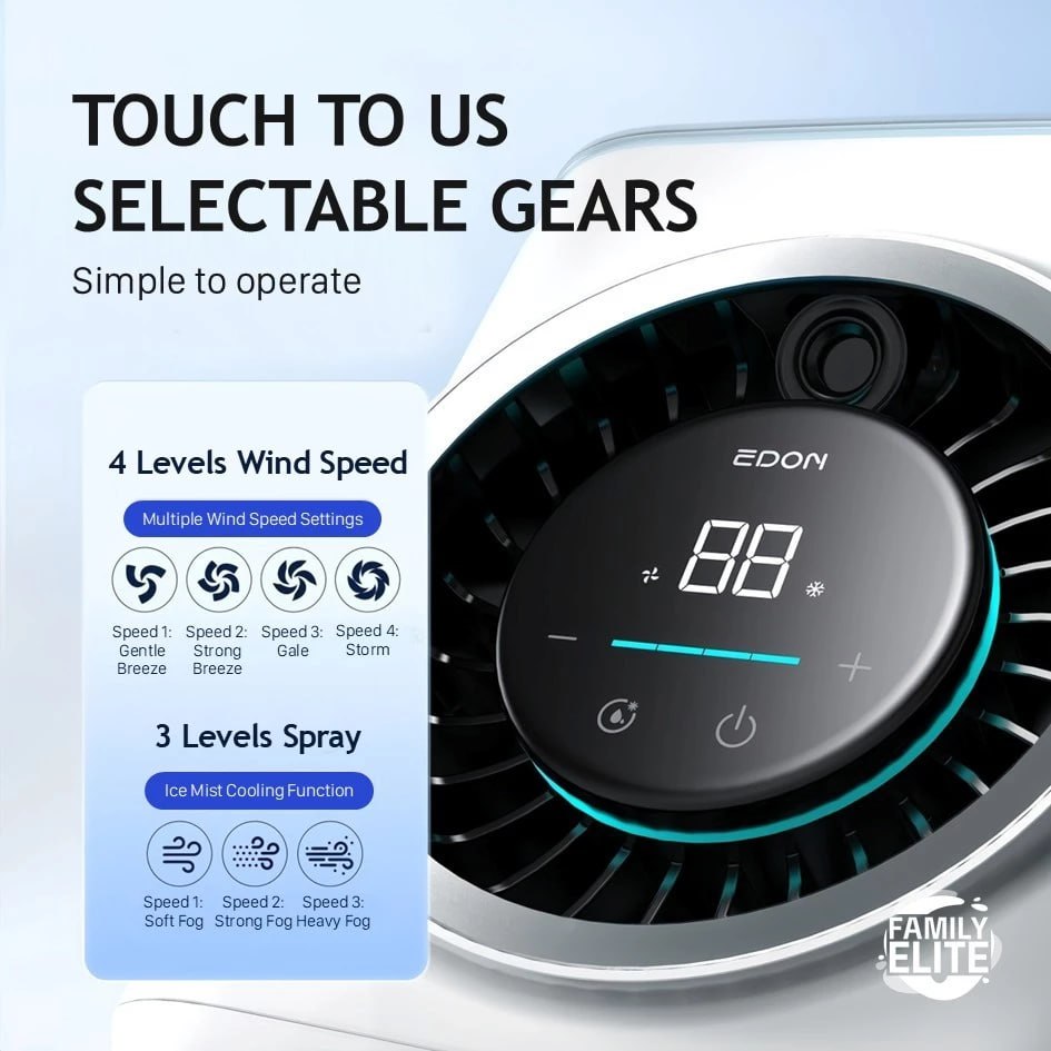 EDON B880 selectable wind and spray levels