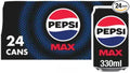 Pepsi Max No Sugar Cola Cans 24 x 330ml
