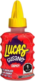 Lucas Gusano Chamoy Mexican Seasoning Sauce (36g) - Sweet, Spicy, Sour & Salty Flavour — Perfect for Fruit