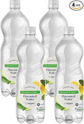 by Amazon Lemon & Lime Flavoured Sparkling Water, 1L (Pack of 4)
