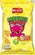 Walkers Monster Munch Roast Beef Multipack Snacks Crisps 6x20g