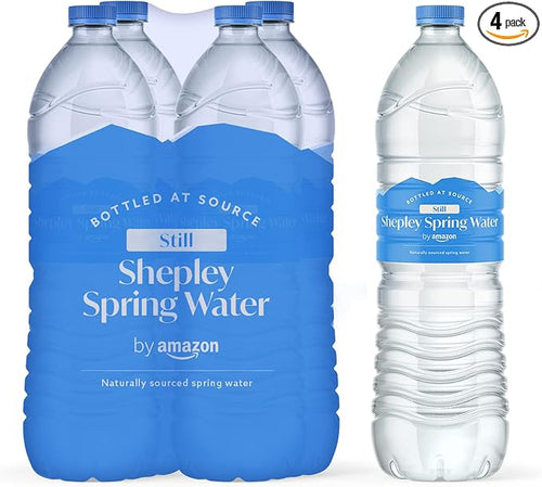 by Amazon Still Spring Water, 2L, Pack of 4
