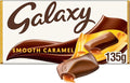 Galaxy Smooth Caramel Filled Milk Chocolate Sharing Bar 135g — Smooth Caramel with Indulgent Milk Chocolate