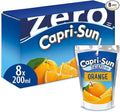 Capri-Sun Zero Orange Kids Juice Drink Multipack, 8x200ml — No added sugar; tangy citrus blend; made with