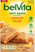 Belvita Soft Bakes Apricot Breakfast Biscuits, 250 g (Pack of 1) — Delicious Chewy Biscuits, On-The-Go Snack