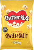 Butterkist - SWEET & SALTY popcorn 100g - 150 Calories Per Serving - Gluten Free, No Artificial Colours