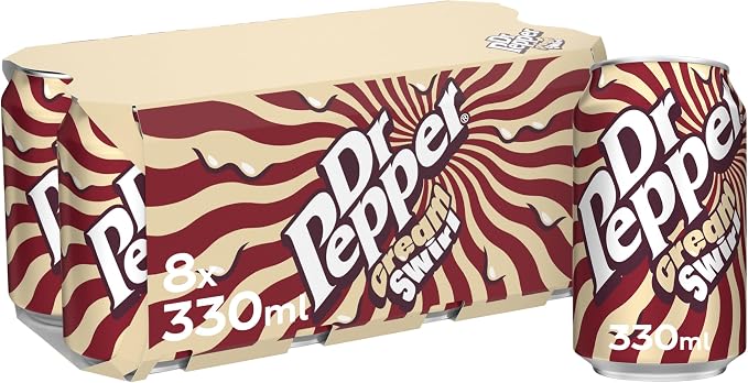 Dr Pepper Cream Soda 8 x 330ml