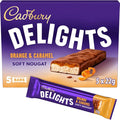 Cadbury Delights Soft Nougat Orange & Caramel Bars 5 x 22g (110g)