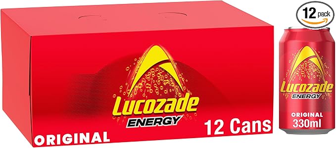 Lucozade Energy Drink Original 12x330ml multipack