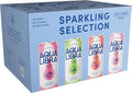 Aqua Libra Variety Pack Sparkling Water — 330ml Can — 12 Pack — NO calories, NO sugar, NO artificials
