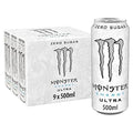 Monster Ultra Energy Drink Zero Sugar, 9 x 500 ml