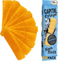 Capital Crisps Edinburgh Salt & Vinegar Pack of 10 x 75g - Elongated Crisps. Multipack Crisps