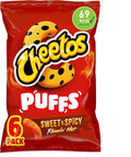 Cheetos Puffs Sweet and Spicy Flamin Hot Multipack Crisps 6x13g