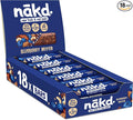 Nakd Blueberry Muffin Natural Fruit & Nut Bars - Vegan - Gluten Free - Healthy Snack, 35 g (Pack of 18) —